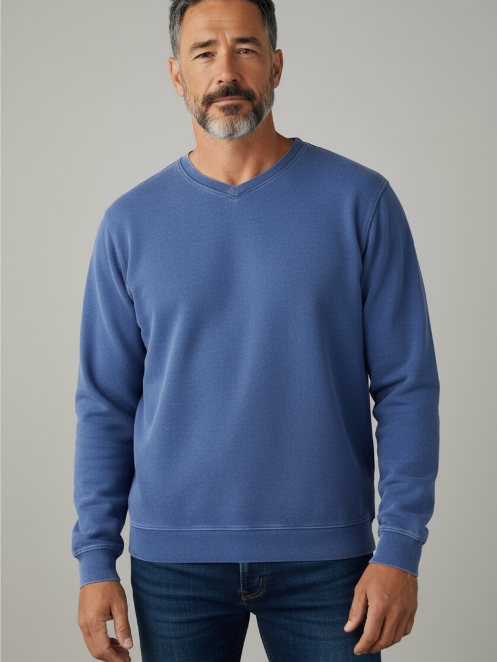 Cutter & Buck Men’s Blue 100% Cotton Crewneck Sweatshirt Large